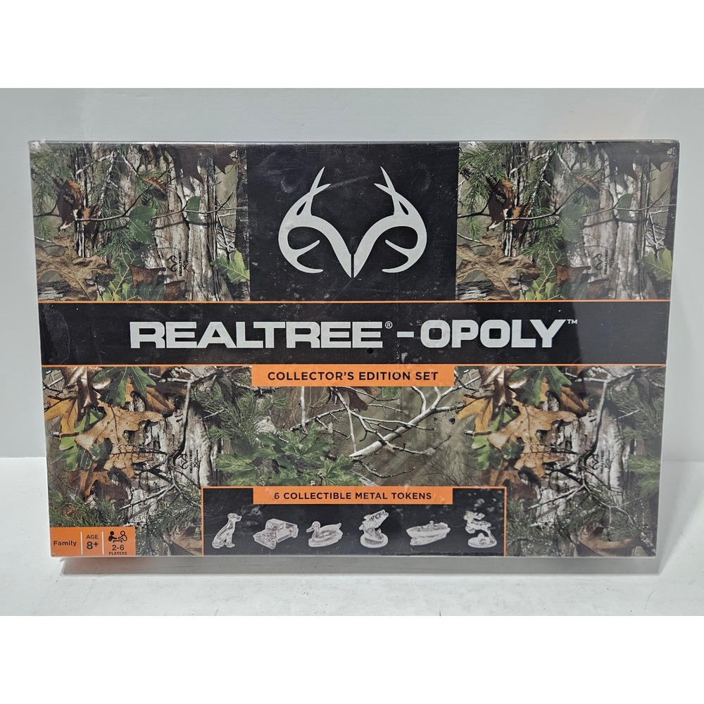 Realtree-Opoly Board Game Realtree Collector's Edition Camo Hunting